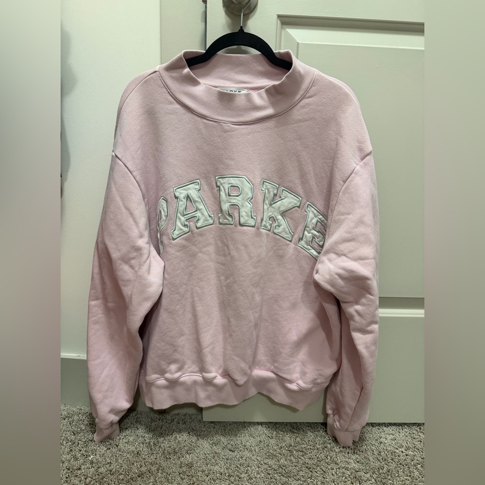 Parke Large/XL Sprinkle Mockneck Sweatshirt. 🧁⚡️